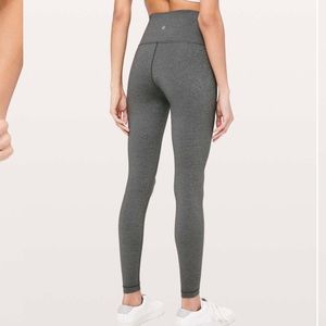 Lululemon Wunder Under Hi-Rise luxtreme tight legging heathered black